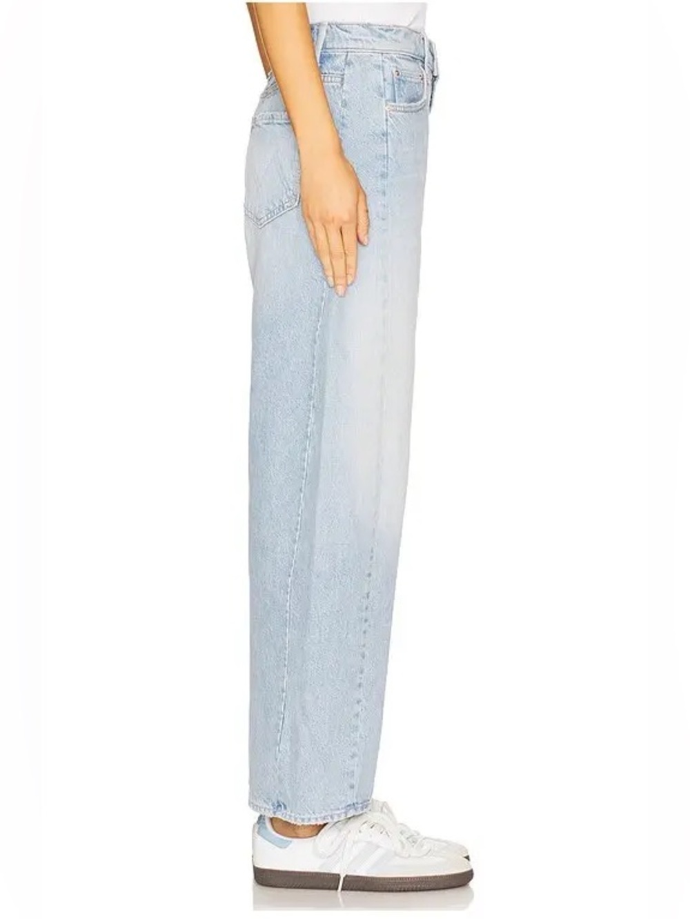 MOTHER The Full Pipe Flood Back Pedal Barrel Leg Jeans Size 29 NWOT - Picture 5 of 10
